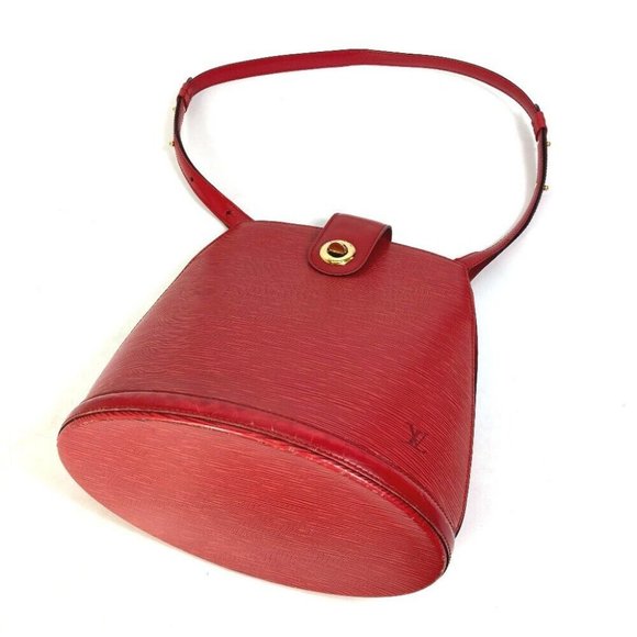 LOUIS VUITTON Epi Cluny bag shawl Shoulder Bag Epi Leather Red - Picture 8 of 15